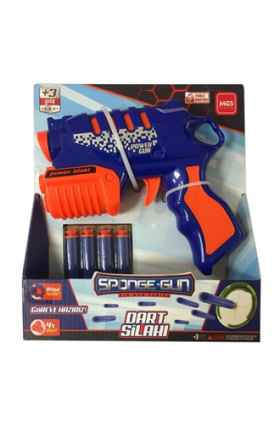 Pištolj Sponge Gun sa blaster mecima ( 037175 ) - Img 1