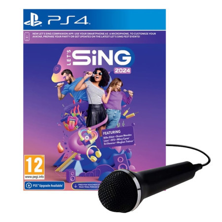 PS4 Let's Sing 2024 - Single Mic Bundle ( 054594 )