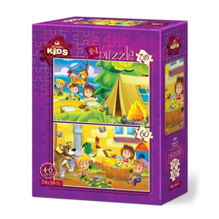 Puzzle 2/1 (35+60) art 5584 ( 49609 )