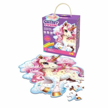 Puzzle unicorn glitter 45 pcs 88951z ( 91/71781 )