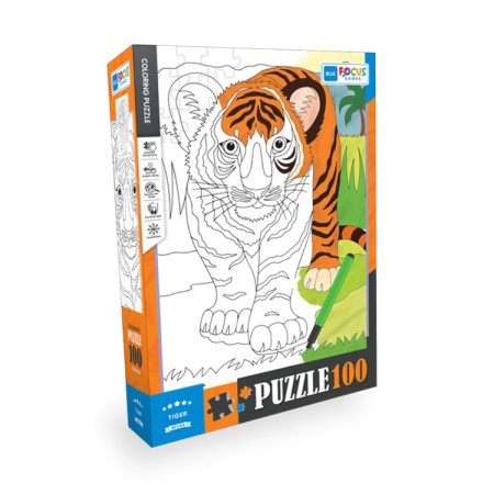 Puzzle za bojenje 100 pcs tiger bf384 ( 108/23845 )