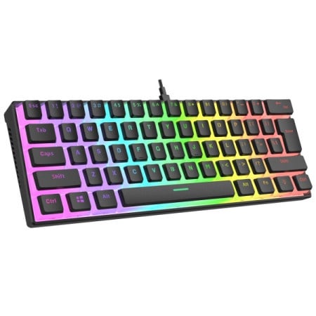 Rampage Radiant K11 Red Switch US RGB crna Tastatura USB-C