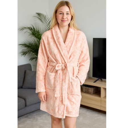 Ready Bade mantil - Roze ruža ( S )