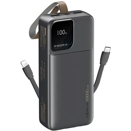 Remax RPP-659 - 2.4A Cabled Fast Charging Power Bank 30000mAh