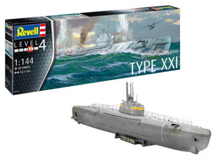 Revell maketa german submarine type xxi ( RV05177 )