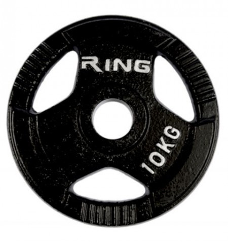 Ring olimpijski tegovi liveni sa hvatom 1x10kg RX PL14-10