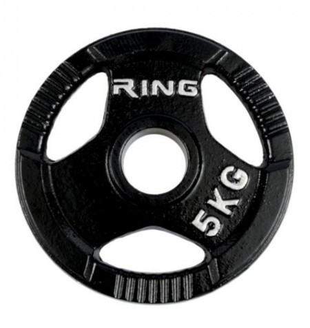 Ring olimpijski tegovi liveni sa hvatom 1x5kg RX PL14-5