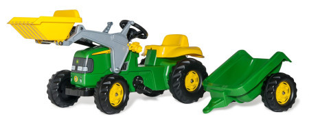 Rolly traktor J.D. sa kašikom i prikolicom ( 23110 )