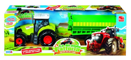 Rs toys 113351 traktor sa zelenom prikolicom