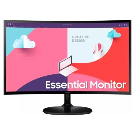 Samsung ls24c364eauxen 1920x1080/fhd va/75hz/4ms/vga/hdmi/freesync/vesa/curved monitor 24 -1