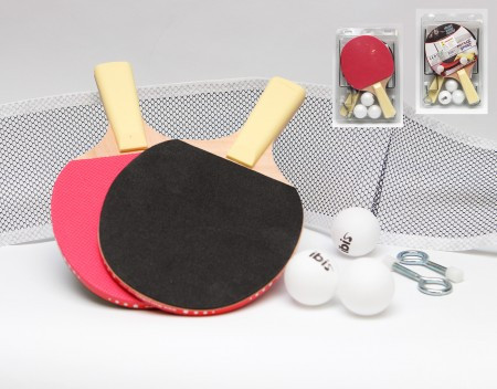 Set za stoni tenis - reketi sa mrežicom i lopticama ( 004332 ) - Img 1
