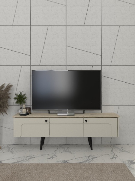 Sevilla tv komoda travertin-pesak ( 0000397 )