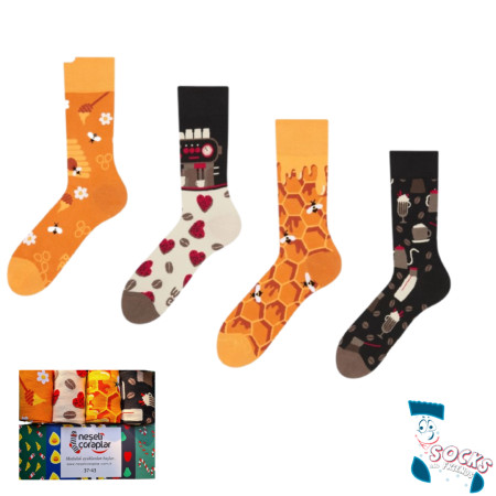 Socks &amp; Friends set čarapa 4/1 honey and cofee ( 34049 ) - Img 1