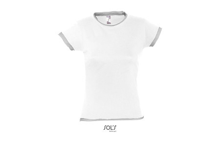 SOL&#039;S Moorea ženska majica sa kratkim rukavima Bela XL ( 311.570.00.XL ) - Img 1