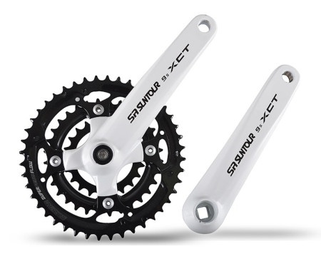Srednji pogon mtb suntour alu 22-32-44 beli ( 130072 )