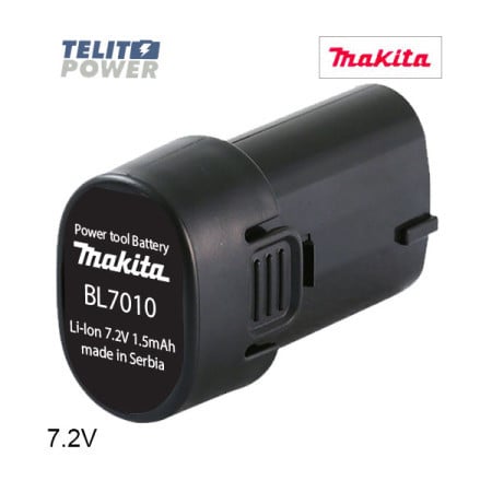 TelitPower 7.2V 1500mAh LiIon - baterija za ručni alat Makita BL7010 ( P-4014 )