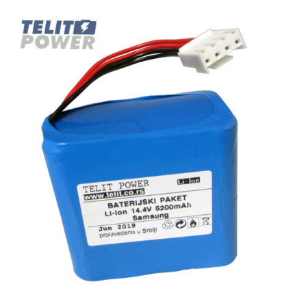 TelitPower baterija Li-Ion 14.4V 5200mAh za Contec ECG1201 ECG1201G aparat 4S2P ( P-1560 ) - Img 1