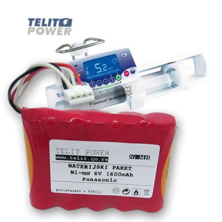 TelitPower baterija NiMH 6V 1600mAh za Agilia Fresenius Kabi Infuzionu pumpu RC1800AA05AA ( P-0268 )