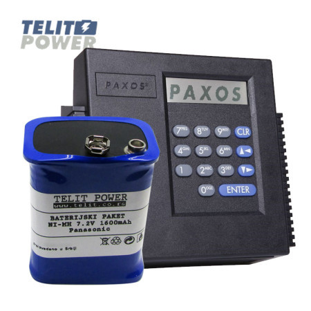 TelitPower baterija NiMH 7.2V 1600mAh Panasonic za Paxos sigurnosnu bravu ( P-1570 )