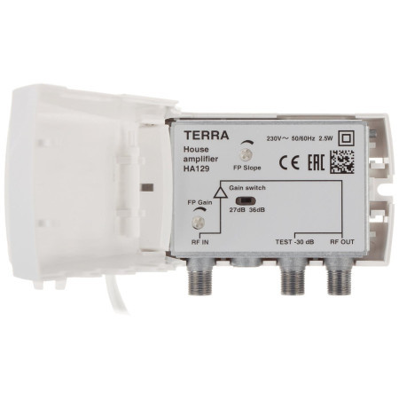 TerraElectronic pojačavač CATV, 47- 862 MHz, 27/36 dB - HA129 - Img 1