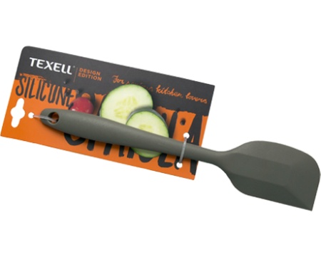 Texell silikonska špatula mala 20.05cm siva ( TS-SM124S )