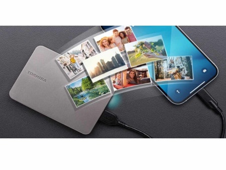 Toshiba Canvio Flex HDTX210ESCAAH eksterni/1TB/2.5''/USB 3.0 warm silver Hard disk ( HDTX210ESCAAH )