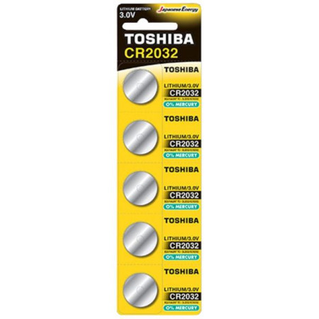 Toshiba electronics litijum baterija cr2032 5/1 ( 1100015095 )