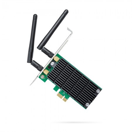 TP- Link AC1200 Wi-FiPCI Express Adapter 867 Mbp sat 5GHz + 300Mbps at 2.4GHz Beamforming ( ARCHER T4E )