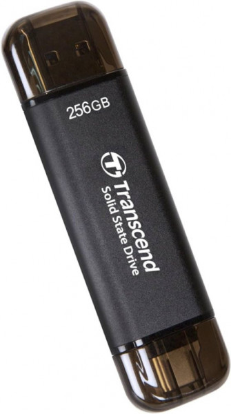 Transcend 256GB, portable SSD, ESD310 USB Type-A/C black ( TS256GESD310C ) - Img 1