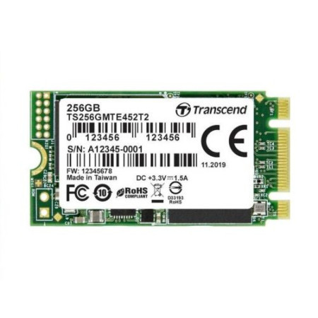 Transcend M.2 NVMe 256GB SSD ( TS256GMTE452T2 )