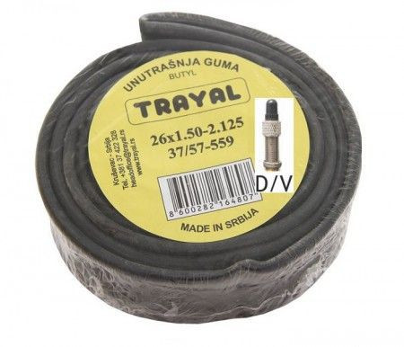 Trayal unutrašnja guma 16x1.50-2.125 DV ( 520003 )
