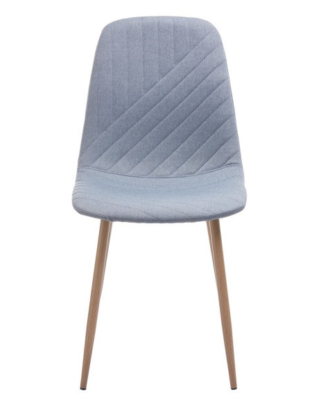 Trpezarijska stolica Jonstrup svetlo plava/hrast ( 3600658 )