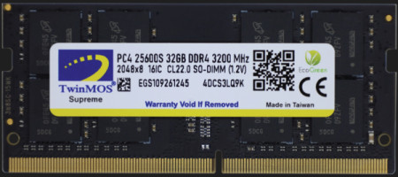 TwinMOS SODIMM DDR4 32GB 3200MHz MDD432GB3200N memorija - Img 1