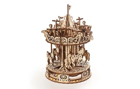 Ugears 3d eko mehanička slagalica puzzla - RINGIŠPIL ( 1270)