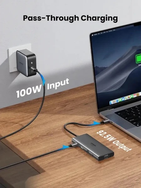 Ugreen cm639 11-u-1 usb-c hub 4k 100w ( 45520 )