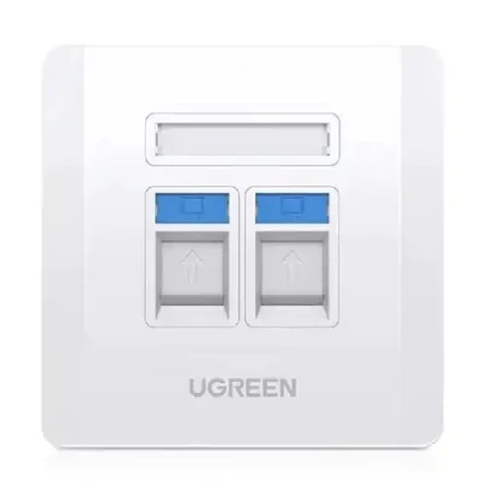 Ugreen zidna utičnica rj45 i rj11 ( 80182 )