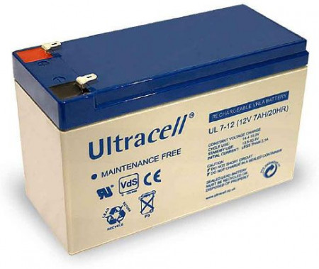 Ultracell Battery 12V / 7.0Ah, UPS, alarmni sistemi ( UL7-12 ) - Img 1