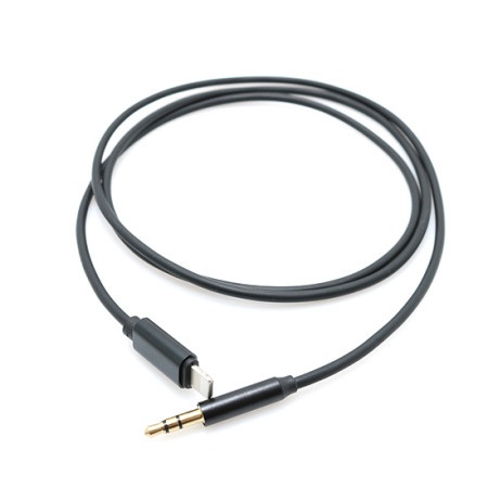 Usb data kabal iphone lightning na 3.5mm (aux) muski jh-023 crni ( U1710 )