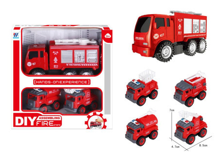 Vatrogasni kamioni set sastavi - rastavi ( 804046 )