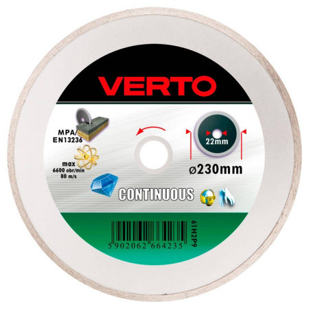 Verto dijamantski disk 230mm-glatki ( 61H2P9 )
