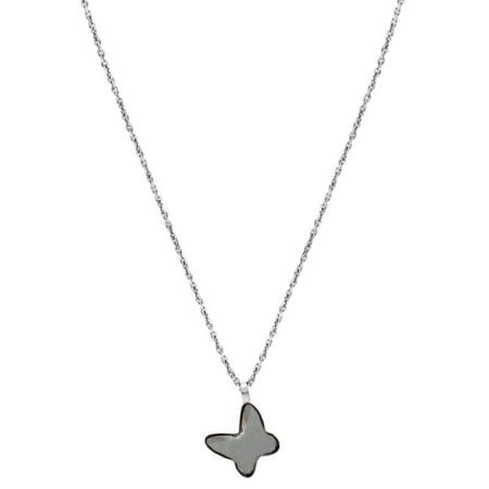 Victoria cruz fantasy hematite ogrlica sa swarovski kristalom ( a3112-45hg )