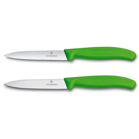 Victorinox kuhinjski nož set2/1 reckavi+ravan zeleni ( 6.7796.L4B )