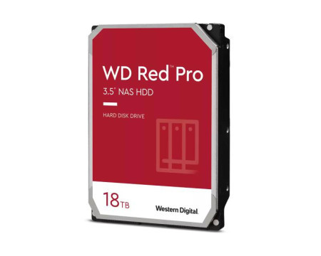 WD 18TB 3.5" SATA III 512MB 7.200 WD181KFGX red pro hard disk