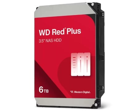 WD wd60efpx 6tb 3.5&quot; sata iii 256mb intellipower red plus hard disk-1