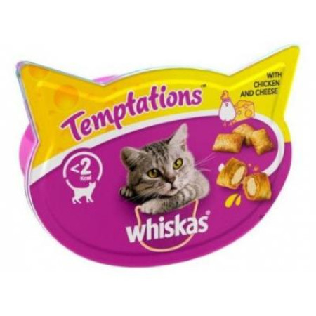 Whiskas temptations piletina i sir, 60g ( 04153 ) - Img 1