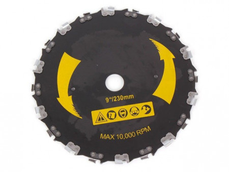 Womax rezna ploča sa lancem za trimer 230x25.4mm ( 78200052 ) - Img 1