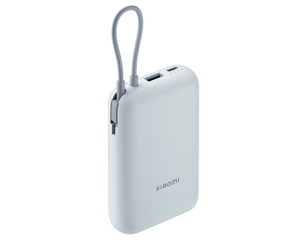 Xiaomi Power Bank 10000mAh (Integrated Cable) Ice Blue (BHR9073GL)