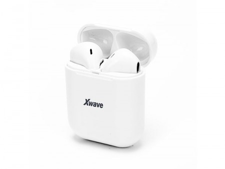 Xwave BT TWS stereo slusalice sa mikrofonom v5.0 + EDR/baterija 45mAh/2-3h/kutija-baza za punjenje 350mAh ( Y10 UV white )