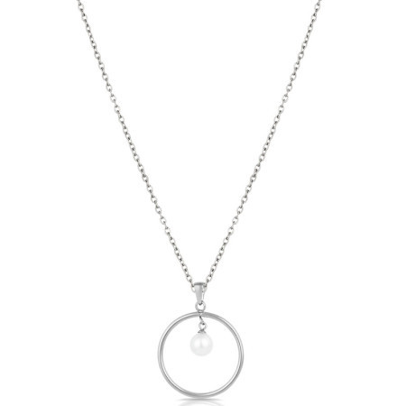 Ženska freelook srebrna ogrlica od hirurškog Čelika ( frj.3.6006.1 )