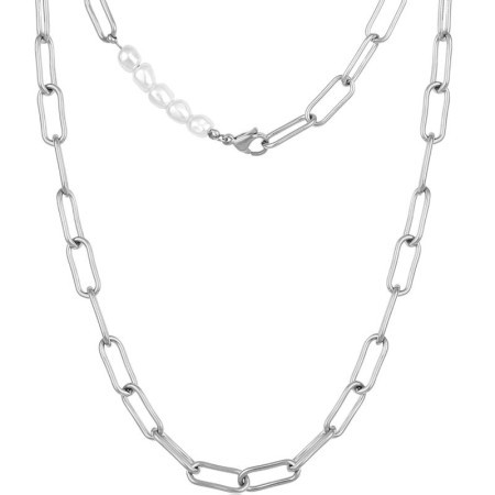 Ženska freelook srebrna ogrlica od hirurškog Čelika ( frj.3.6048.1 ) - Img 1